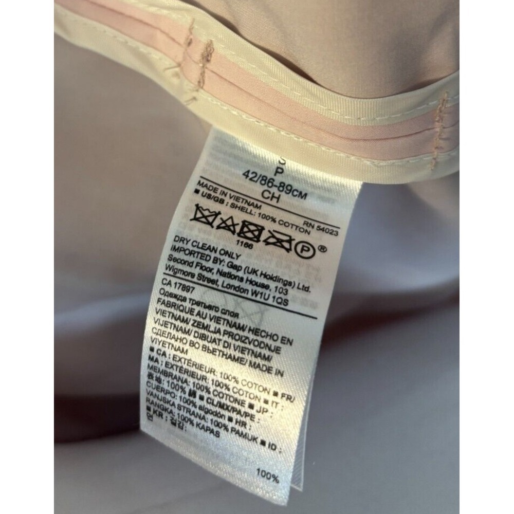 Banana‎ Republic Women's Belted Trench Coat Pink Size Small - Picture 4 of 5
